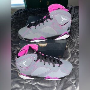 AUTHENTIC Jordan Retro 7 30th GG Valentine High Top Sneakers 6y 7.5 Women’s NEW